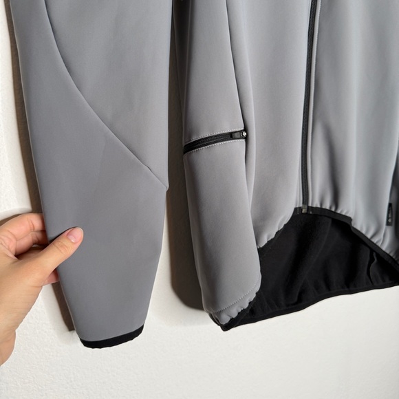 De Marchi Men’s Gray Fleece-Lined Cycling Jacket Size XXL - Picture 3 of 11